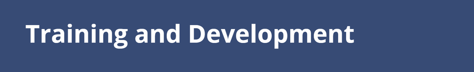 Training and Development