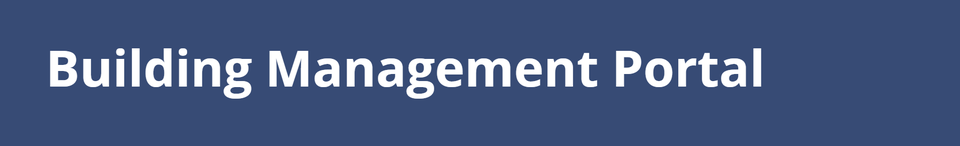 Building Management Portal