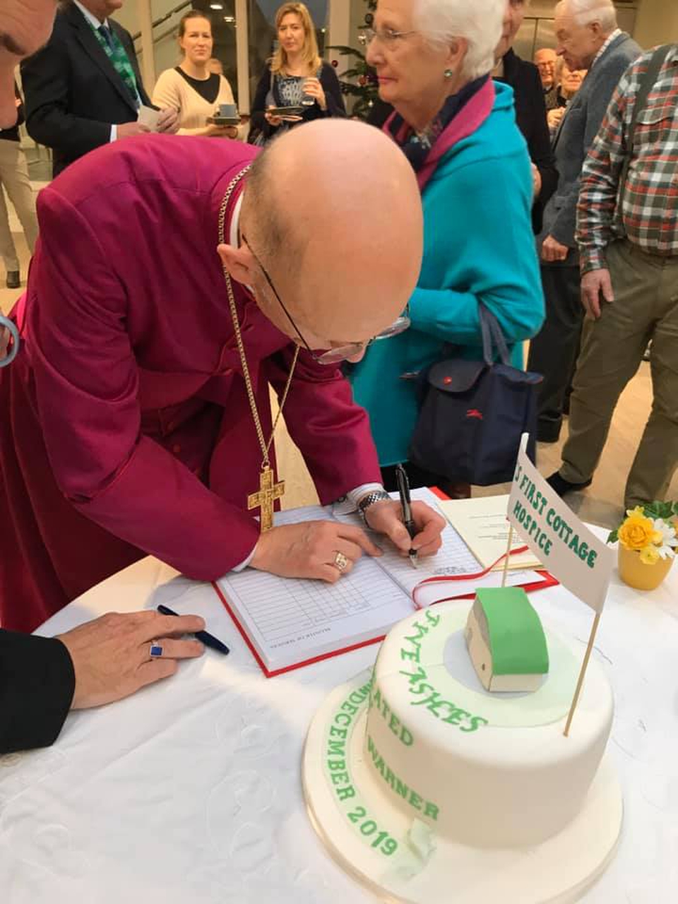 Bishop Martin dedicates the Cottage Hospice and Chapel at Five Ashes 